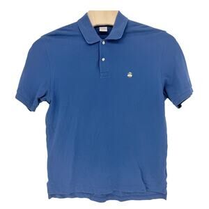Brooks Brothers Polo Shirt Adult Large Blue Casual 100% Cotton Preppy Sheep 346